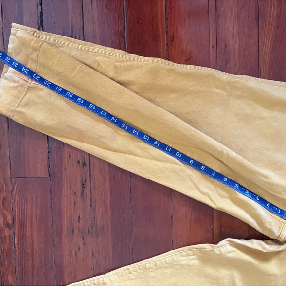Madewell Emmett Wide-Leg Crop Pants in Greek Gold - Picture 11 of 11